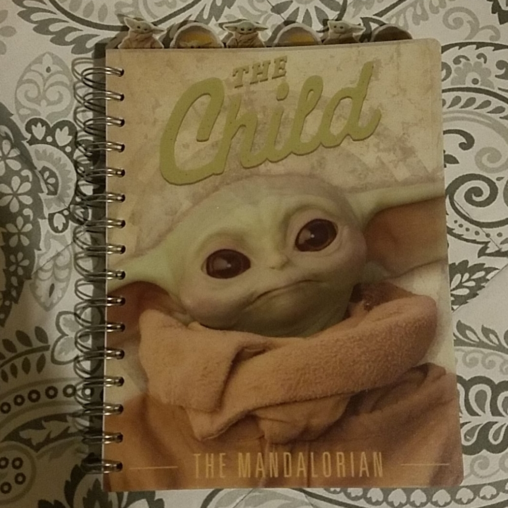 Star Wars Grogu Mandalorian Disney Notebook Brand New